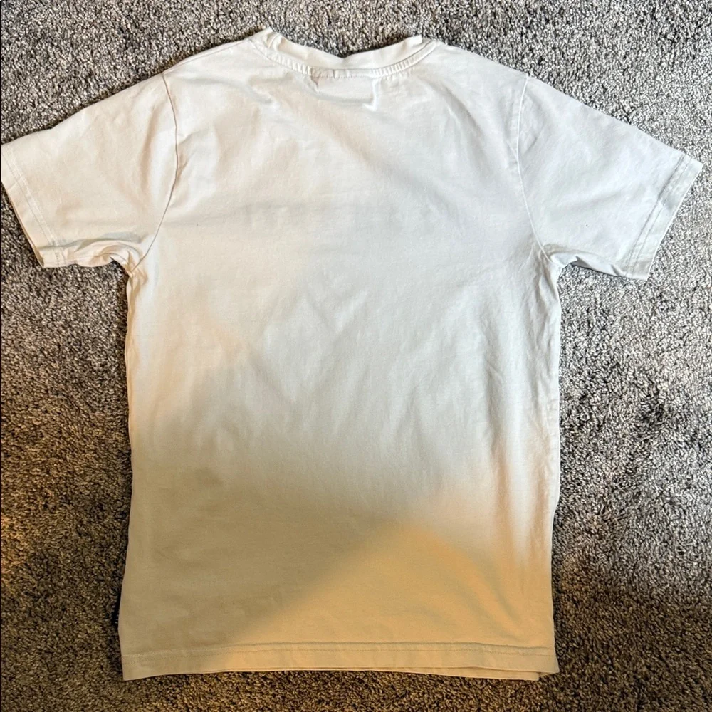 London Sonneti  Kids White Logo T-Shirt size L graphic tee